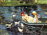 Mary Cassatt Summertime 2 painting